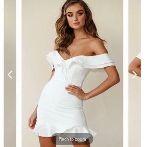 Brand New Selfie Leslie White Dress